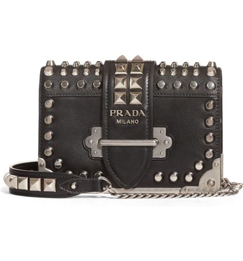 street style prada cahier bag|prada cahier studded bag.